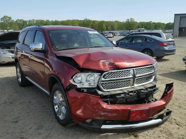 1C4RDJDG6DC653820 - 2013 DODGE DURANGO CR RED photo 1