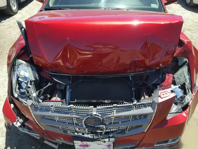 1G6DK5ED8B0126259 - 2011 CADILLAC CTS PERFOR RED photo 7