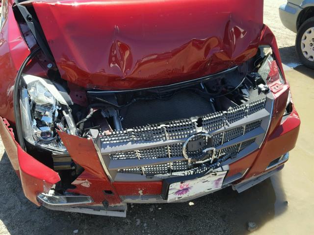 1G6DK5ED8B0126259 - 2011 CADILLAC CTS PERFOR RED photo 9