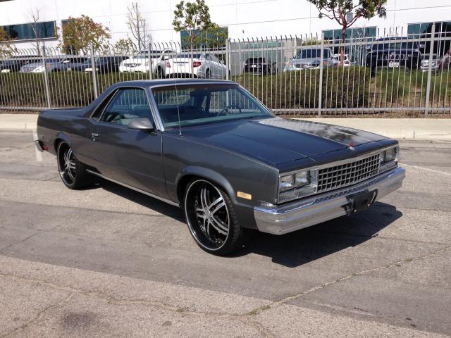 3GCCW80H0HS905066 - 1987 CHEVROLET EL CAMINO GRAY photo 1