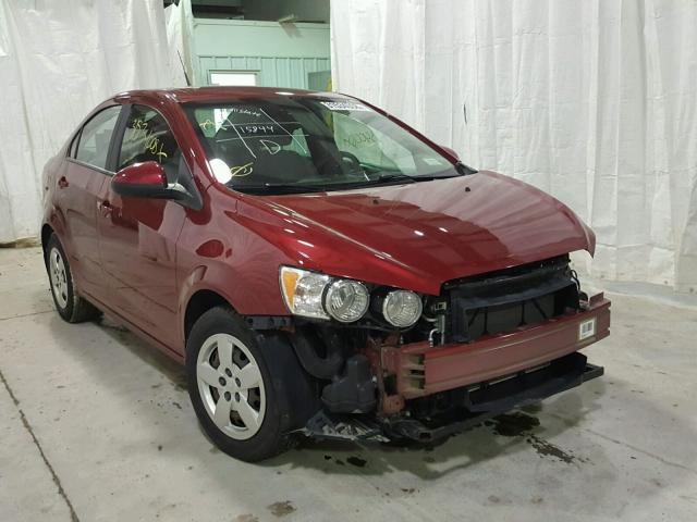 1G1JA5SG4D4252169 - 2013 CHEVROLET SONIC LS 红色 照片 1