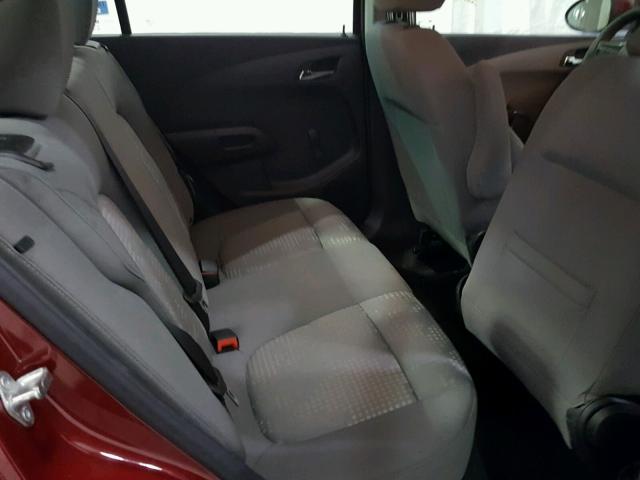 1G1JA5SG4D4252169 - 2013 CHEVROLET SONIC LS 红色 照片 6