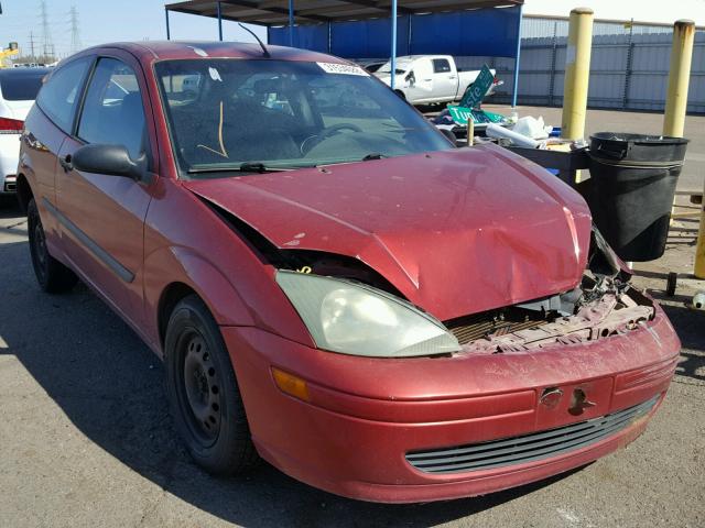 3FAFP31304R109165 - 2004 FORD FOCUS ZX3 RED photo 1