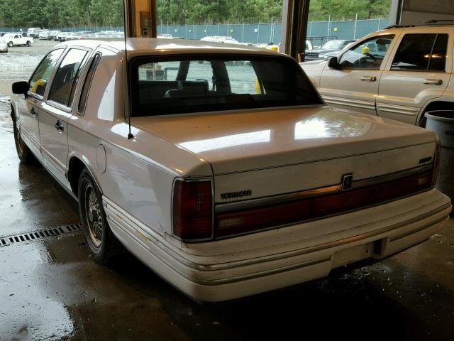 1LNLM81W3NY627394 - 1992 LINCOLN TOWN CAR E WHITE photo 3