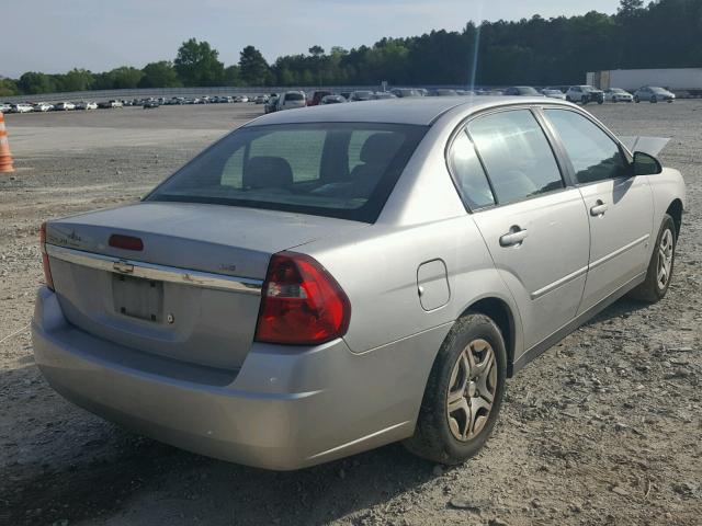 1G1ZS57F67F140644 - 2007 CHEVROLET MALIBU LS 银色 照片 4