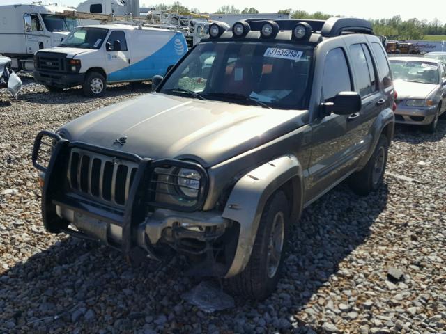 1J4GL38K24W289442 - 2004 JEEP LIBERTY RE BROWN photo 2