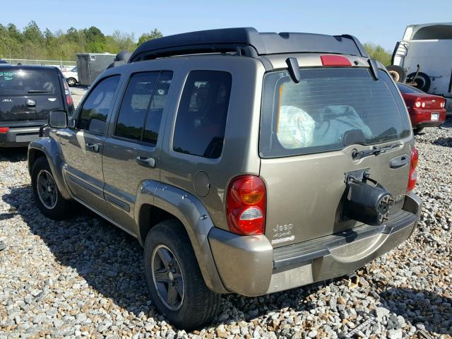 1J4GL38K24W289442 - 2004 JEEP LIBERTY RE BROWN photo 3