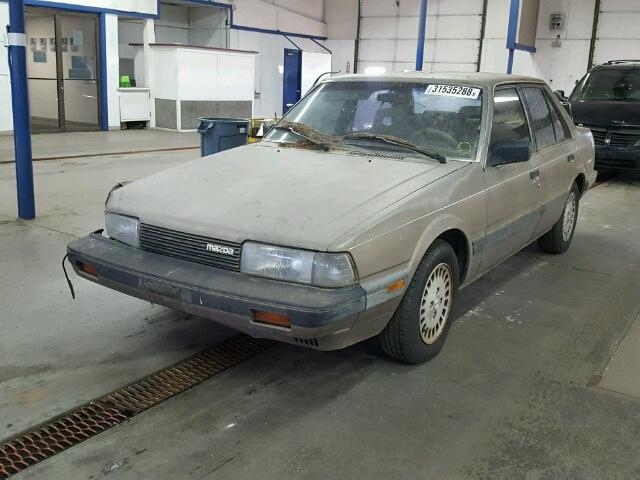 JM1GC2212G1853236 - 1986 MAZDA 626 BROWN photo 2