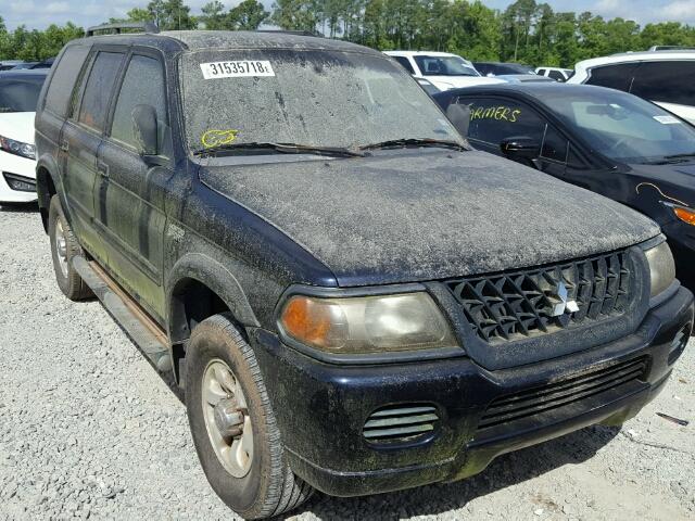 JA4LS21H82J047775 - 2002 MITSUBISHI MONTERO SP BLUE photo 1