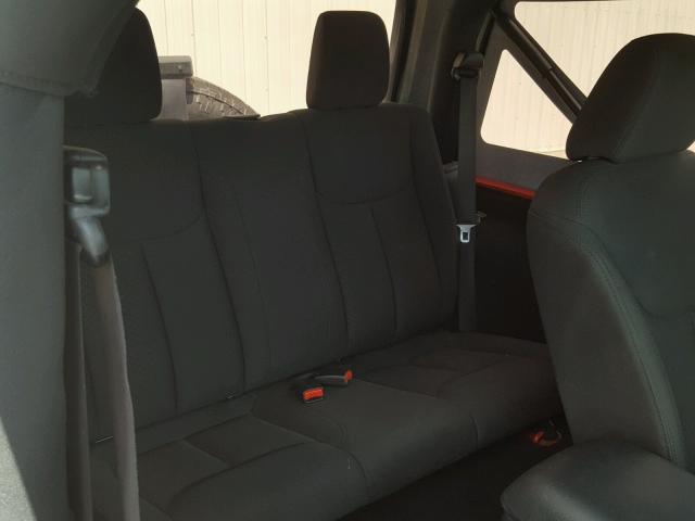 1C4AJWAG6EL222354 - 2014 JEEP WRANGLER S RED photo 6