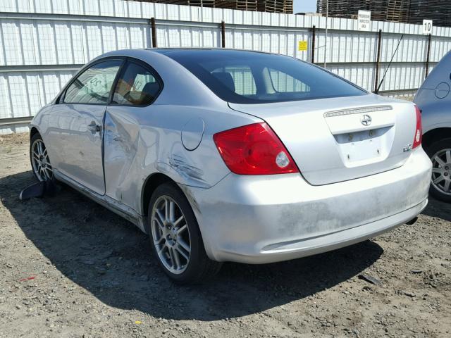 JTKDE177050047752 - 2005 TOYOTA SCION TC 银色 照片 3
