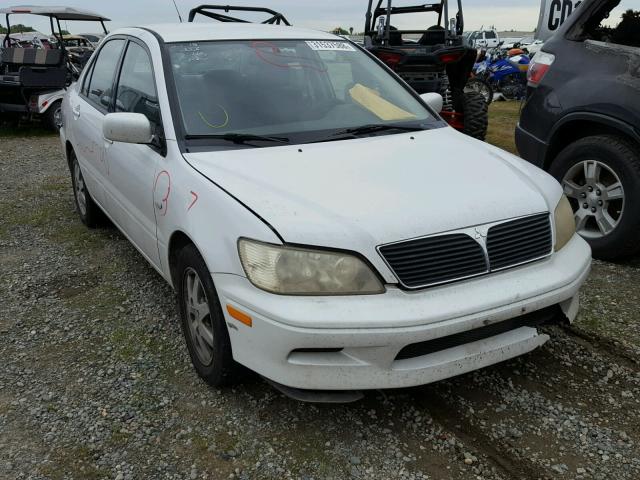 JA3AJ36E42U027492 - 2002 MITSUBISHI LANCER LS WHITE photo 1