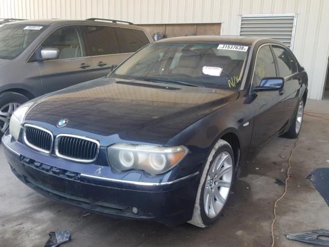 WBAGN63575DS59060 - 2005 BMW 745 LI 蓝色 照片 2