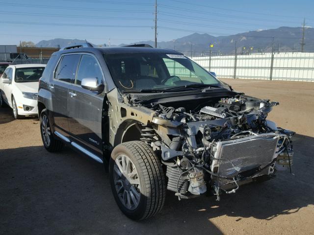 2GKFLVE35H6164112 - 2017 GMC TERRAIN DE BROWN photo 1