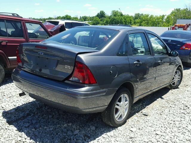 1FAFP38ZX4W112016 - 2004 FORD FOCUS ZTS GRAY photo 4