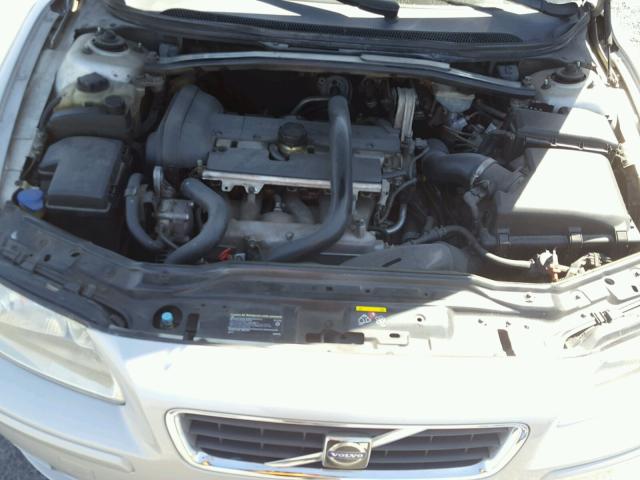 YV1RS592782688785 - 2008 VOLVO S60 2.5T SILVER photo 7