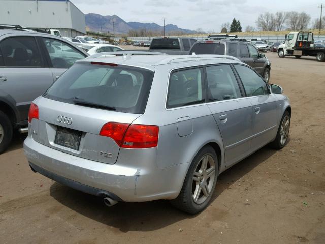 WAUKF78E66A167849 - 2006 AUDI A4 2.0T AV SILVER photo 4