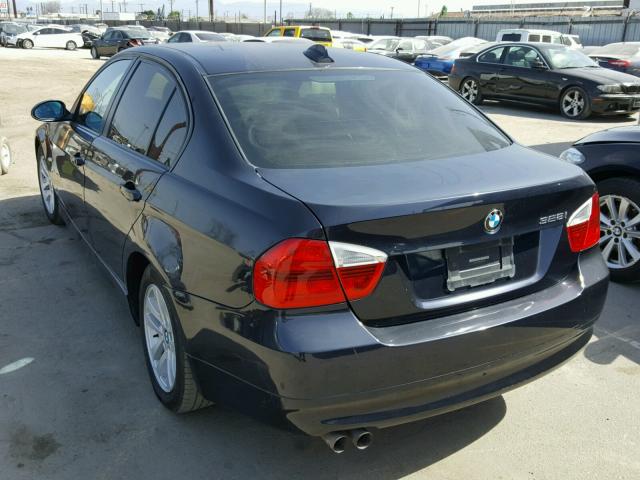 WBAVC53547FZ76482 - 2007 BMW 328 I SULE BLUE photo 3