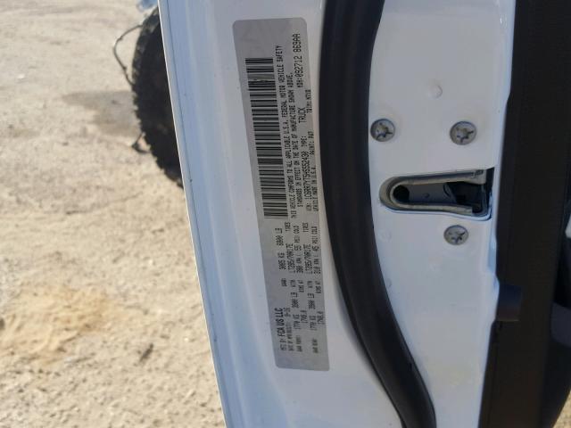 1C6RR7YT5HS552430 - 2017 RAM 1500 REBEL თეთრი ფოტო 10