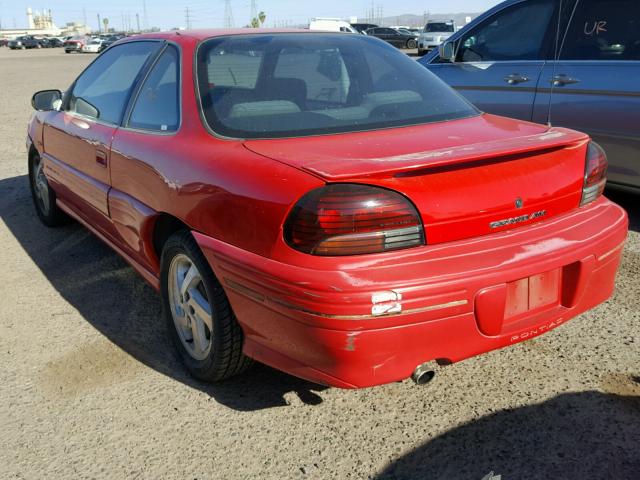 1G2NE12M1TM555912 - 1996 PONTIAC GRAND AM S RED photo 3