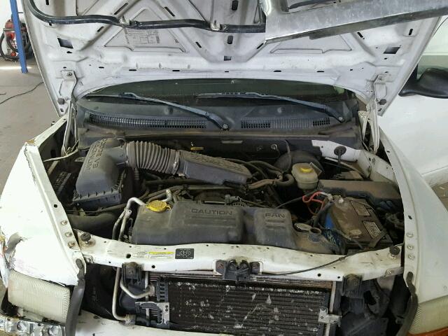 1D7HL48N64S671500 - 2004 DODGE DAKOTA QUA WHITE photo 7