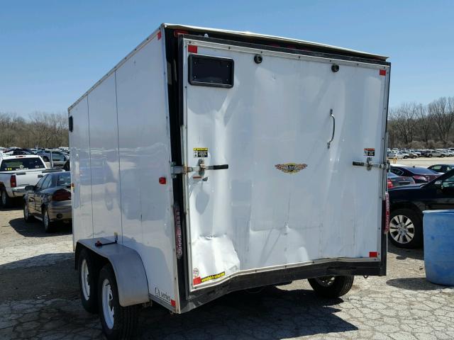 533TC1229EC238019 - 2014 FEATHERLITE MFG INC UTILTRAILR WHITE photo 3