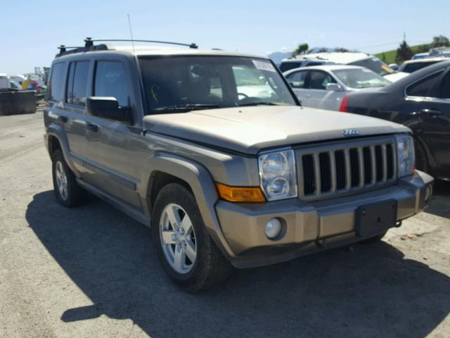 1J8HG48N46C257913 - 2006 JEEP COMMANDER GOLD photo 1