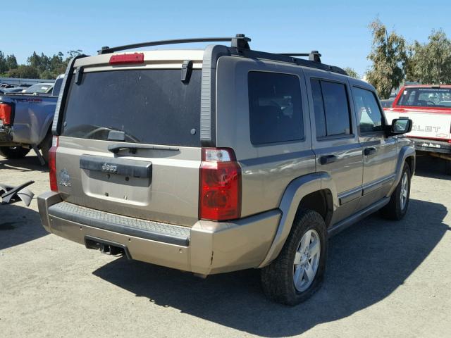 1J8HG48N46C257913 - 2006 JEEP COMMANDER GOLD photo 4