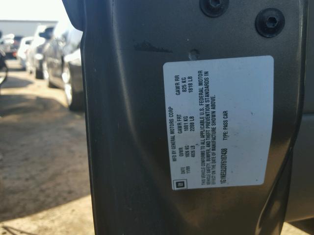 1G1NE52J3Y6187438 - 2000 CHEVROLET MALIBU LS 灰色 照片 10