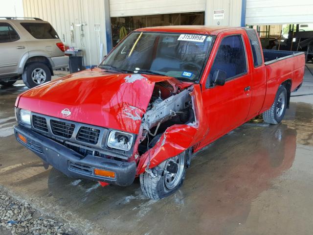 1N6SD16S2PC306019 - 1993 NISSAN TRUCK KING RED photo 2