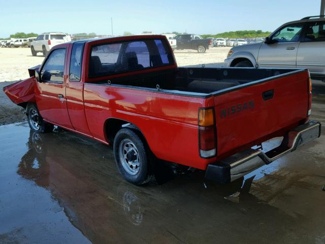 1N6SD16S2PC306019 - 1993 NISSAN TRUCK KING RED photo 3