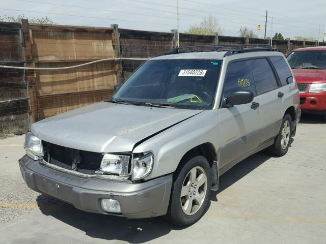 JF1SF6551XH740625 - 1999 SUBARU FORESTER S SILVER photo 2
