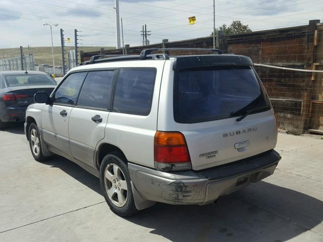 JF1SF6551XH740625 - 1999 SUBARU FORESTER S SILVER photo 3