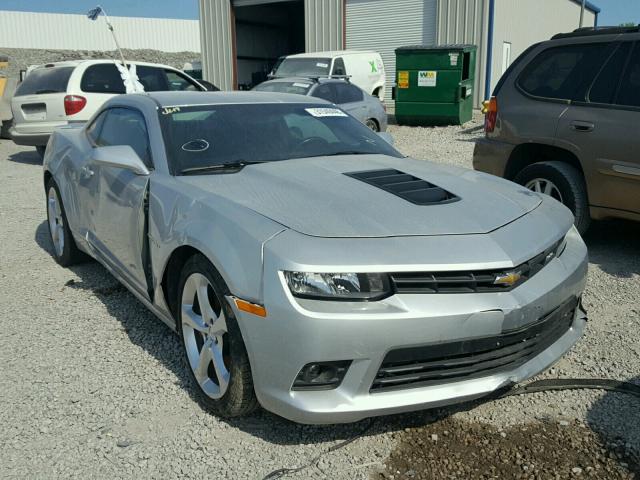 2G1FK1EJ4E9235552 - 2014 CHEVROLET CAMARO 2SS SILVER photo 1