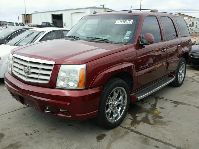 1GYEK63N43R312794 - 2003 CADILLAC ESCALADE L RED photo 2