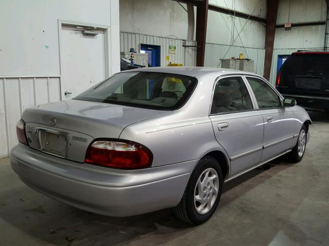 1YVGF22C815203684 - 2001 MAZDA 626 ES SILVER photo 4