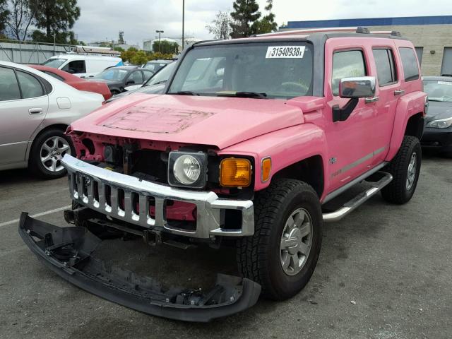 5GTDN136768318354 - 2006 HUMMER H3 PINK photo 2