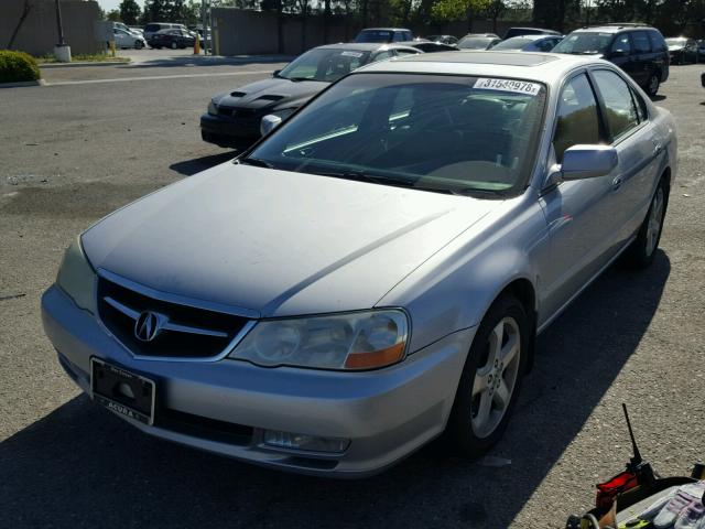 19UUA56852A017576 - 2002 ACURA 3.2TL TYPE SILVER photo 2