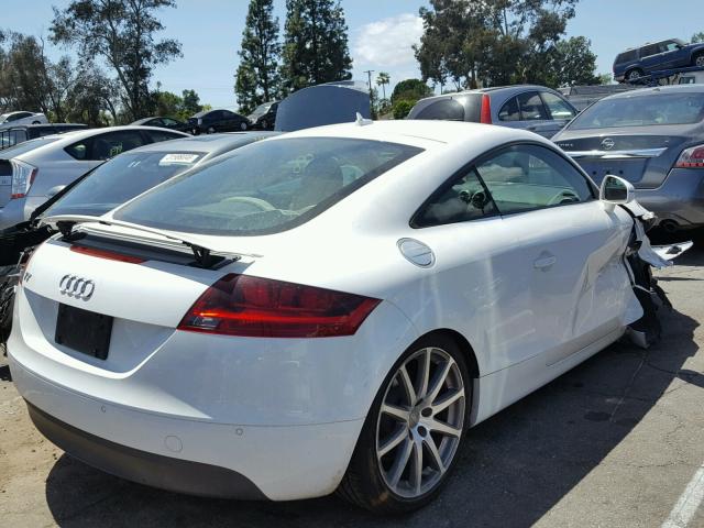 TRUJF38JX91016916 - 2009 AUDI TT WHITE photo 4