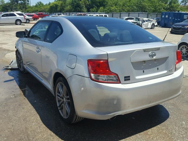 JTKJF5C75C3032544 - 2012 TOYOTA SCION TC 银色 照片 3