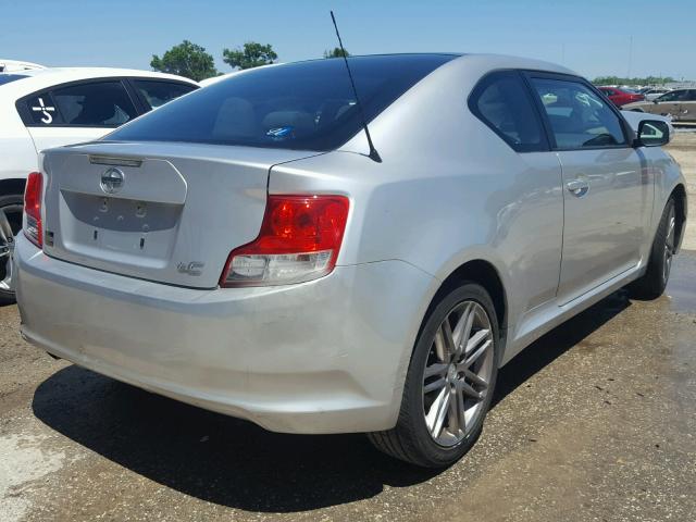 JTKJF5C75C3032544 - 2012 TOYOTA SCION TC 银色 照片 4