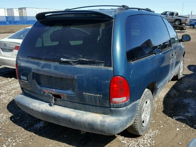 2B4GP2531YR600727 - 2000 DODGE CARAVAN GREEN photo 4