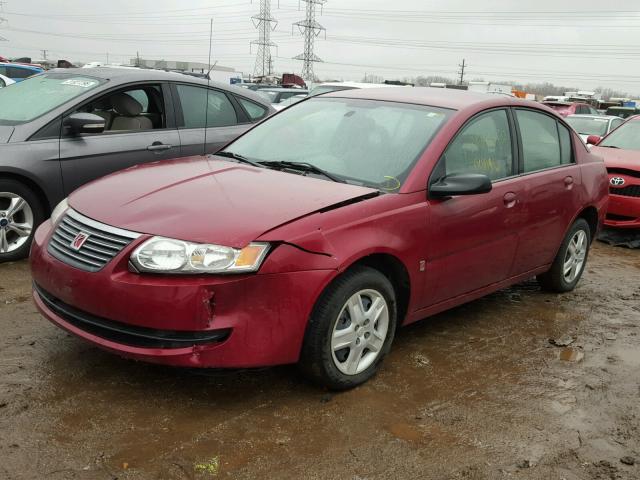 1G8AJ55F77Z159271 - 2007 SATURN ION LEVEL RED photo 2