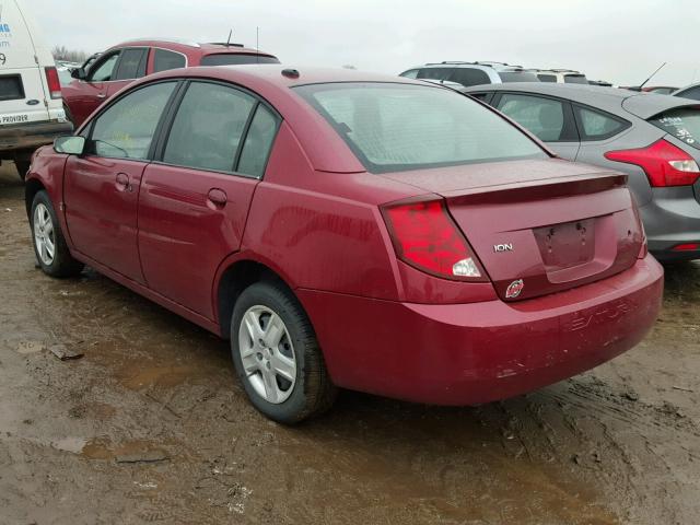 1G8AJ55F77Z159271 - 2007 SATURN ION LEVEL RED photo 3