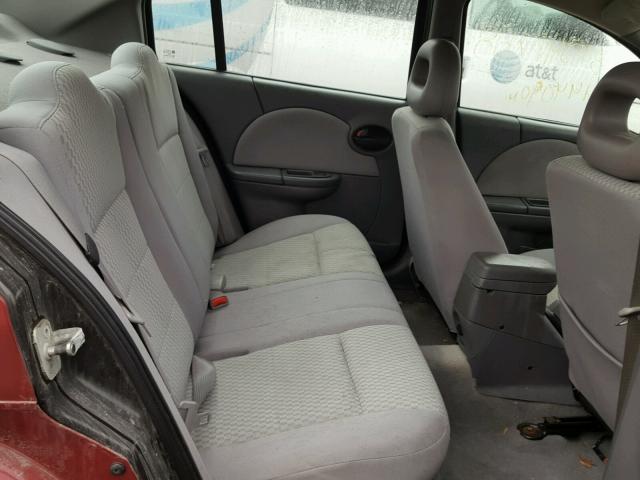 1G8AJ55F77Z159271 - 2007 SATURN ION LEVEL RED photo 6