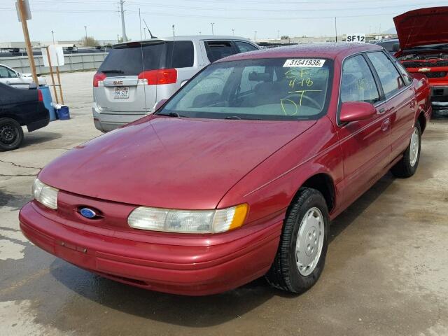 1FALP52U1SG237957 - 1995 FORD TAURUS GL RED photo 2