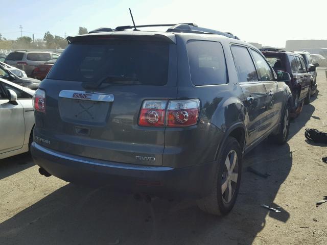 1GKKVRED5BJ162850 - 2011 GMC ACADIA SLT მწვანე ფოტო 4