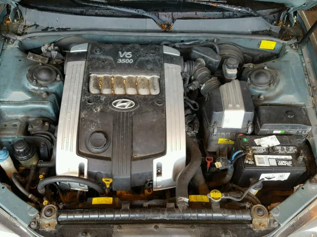 KMHFU45E32A164278 - 2002 HYUNDAI XG 350 BLUE photo 7