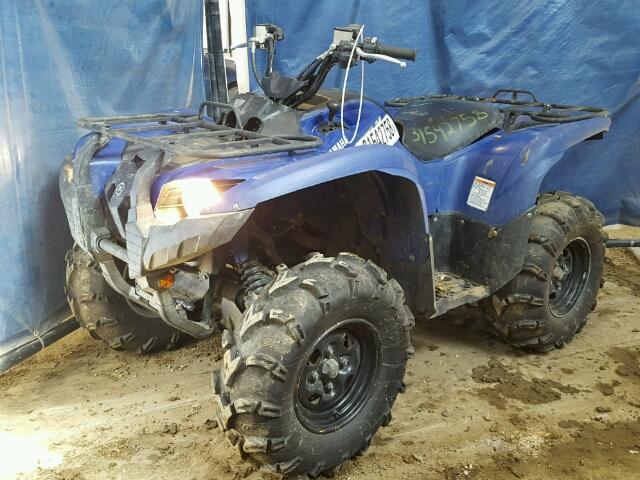 5Y4AM53WZEA300231 - 2014 YAMAHA YFM700 FWA BLUE photo 2