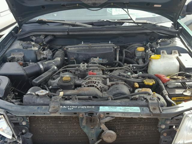 JF1SF6556XH733525 - 1999 SUBARU FORESTER S GREEN photo 7